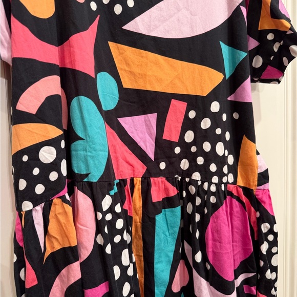 Karla Cola Australia Colorful Geometric Pattern Dress - Picture 2 of 4